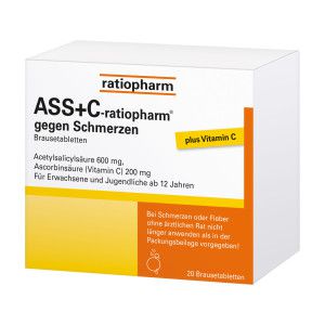 ASS + C-ratiopharm gegen Schmerzen