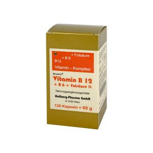 Vitamin B12 + B6 + Folsaeure Komplex N Kapseln