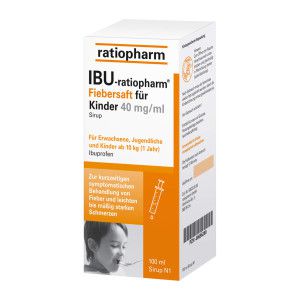 IBU-ratiopharm 4% Fiebersaft für Kinder 100 ml - claras-apotheke.de