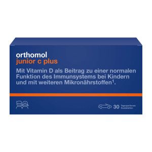 Orthomol Junior C plus Kautabletten Mandarine/Orange