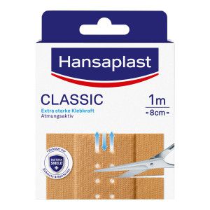 Hansaplast Classic Pflaster 1 m x 8 cm