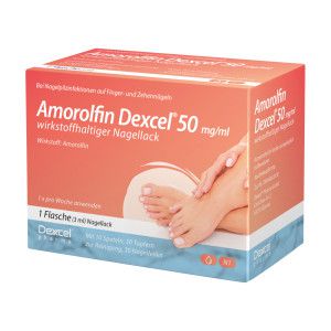 Amorolfin Dexcel 50 mg/ml wirkstoffhaltiger Nagellack