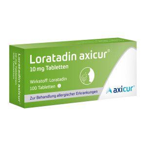 Loratadin axicur 10 mg Tabletten