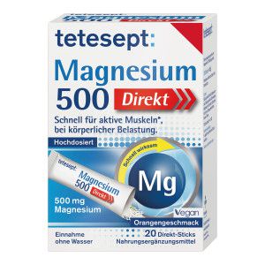 Tetesept Magnesium 500 Direkt Sticks