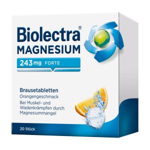 Biolectra Magnesium 243 mg forte Brausetabletten Orange