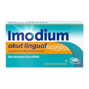 Imodium akut lingual Schmelztabletten bei akutem Durchfall
