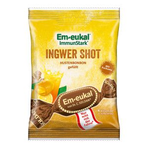 Em-eukal Bonbons Ingwer Shot gefüllt zuckerhaltig