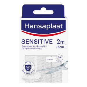 Hansaplast Sensitive Pflaster 2 m x 6 cm