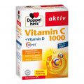 Doppelherz aktiv Vitamin C 1000 + Vitamin D Depot Tabletten