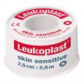 Leukoplast Skin Sensitive 2,5 cm x 2,6 m mit Schutzring