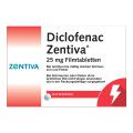 Diclofenac Zentiva 25 mg Filmtabletten