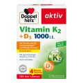 Doppelherz aktiv Vitamin K2 + Vitamin D3 1000 I.E. Tabletten