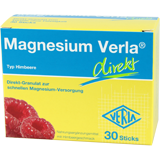 Sparen Sie 45% auf Magnesium Verla direkt Granulat Himbeere, 30 St!