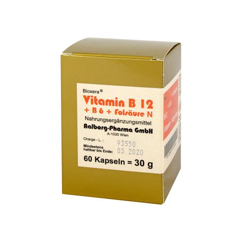 Bioxera Vitamin B12+B6+Folsäure N