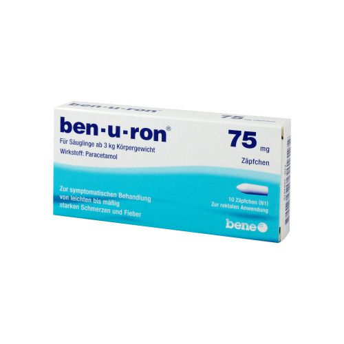 ben-u-ron 75 mg Zäpfchen für Säuglinge ab 3kg
