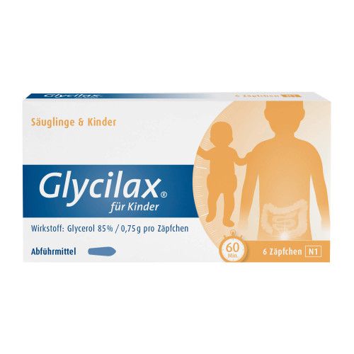 Glycilax für Kinder Zäpfchen 6 St - Abführmittel - Magen, Darm
