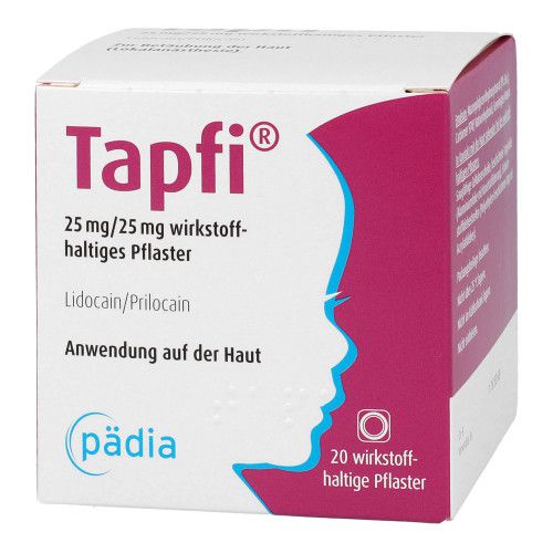 Tapfi 25 mg/25 mg Wirkstoffhaltiges Pflaster